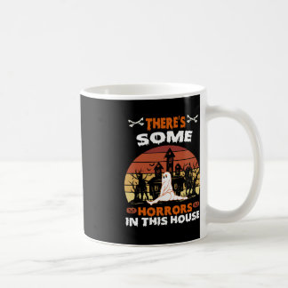 Mug Il y a des horreurs dans cette maison drôle Retro 