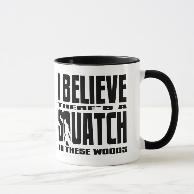 Mug Il y a des SQUATCH en ces bois ! (Droite)