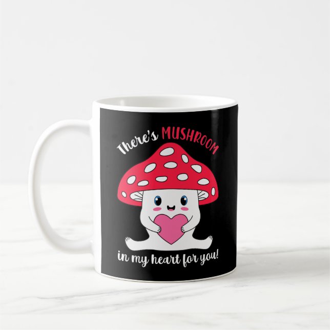 Mug Il y a du champignons dans mon coeur pour toi (Gauche)