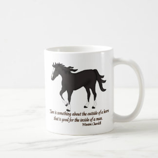 Mug Il y a quelque chose sur l'extérieur d'un cheval