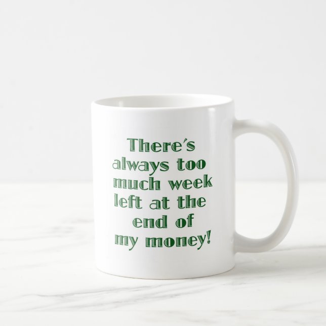 Mug Il y a toujours trop de semaine laissée… (Droite)