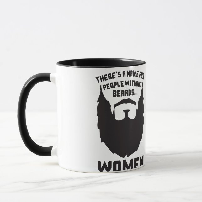 Mug Il y a un nom pour des personnes sans barbes… (Gauche)