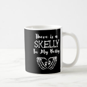 Mug Il Y A Un Skelly Dans Mon Belly Skeleton Halloween