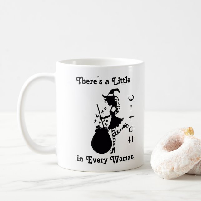 MUG IL Y A UNE PETITE TÉMOIGNAGE DANS CHAQUE FEMME (Avec donut)