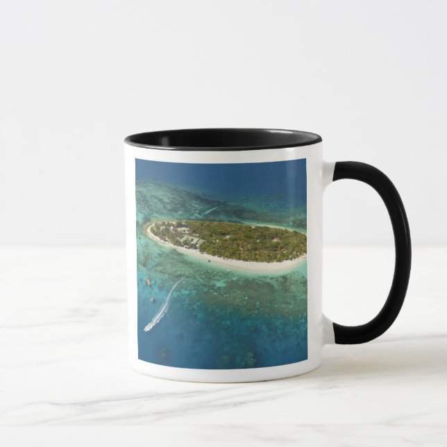Mug Île au trésor Resort et bateau, Fidji (Droite)