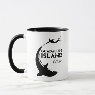 Mug Île de Guadalupe Mexique | Plongée avec requins
