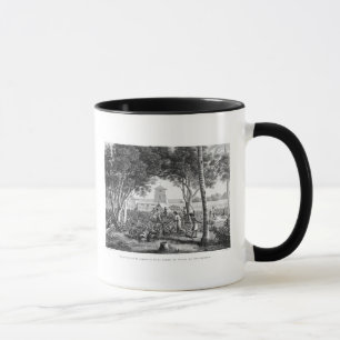 Mug Île de la Guam : Indigènes au travail dans le