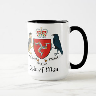 Mug ÎLE DE MAN - emblème/drapeau/symbole/manteau des