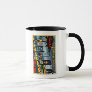 Mug Île de Père Noël Catalina, la Californie