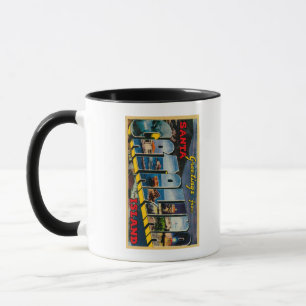 Mug Île de Père Noël Catalina, la Californie