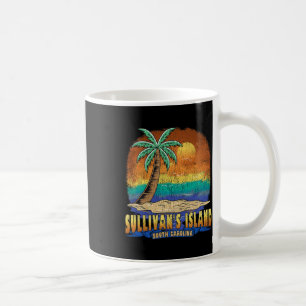 Mug Île de Sullivan Caroline du Sud Vintage Distresse