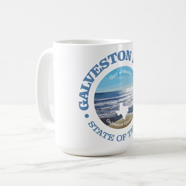 Mug Île Galveston (C) (Devant gauche)