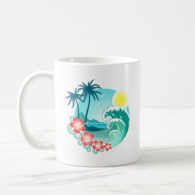 Mug Île hawaïenne 3 (Gauche)