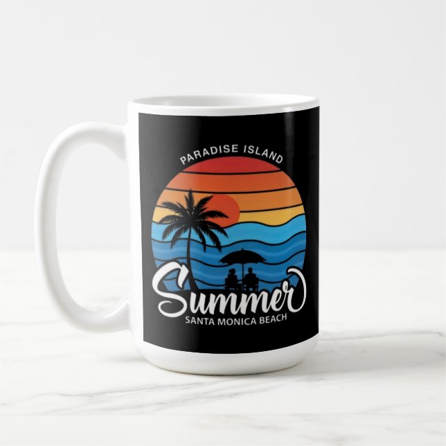 Mug Île Paradis Plage Santa Monica-35307 (Gauche)