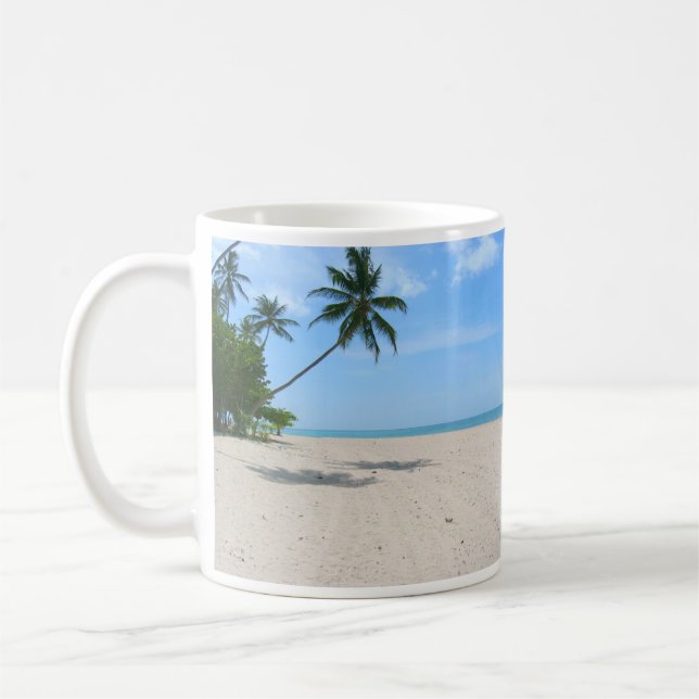 Mug Île tropicale, Palmiers (Gauche)