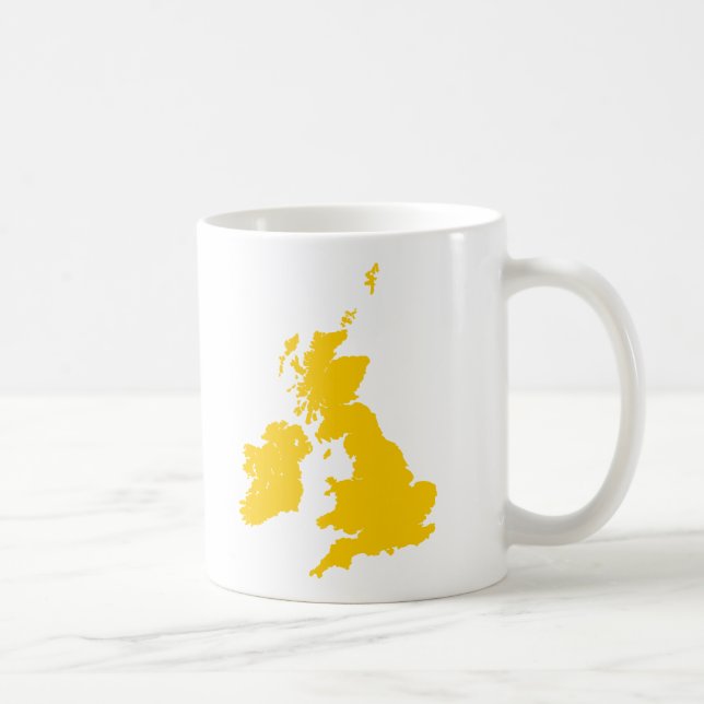 Mug Îles Britanniques - Ambre (Droite)