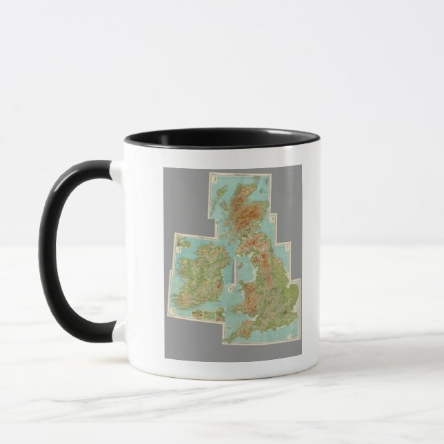 Mug Îles britanniques composites (Gauche)