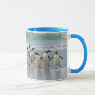 Mug Îles Falkland. Île Saunders. Gentoo