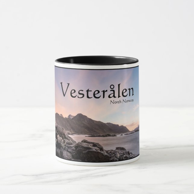 Mug Îles Vesteralen Norvège Photo (Centre)