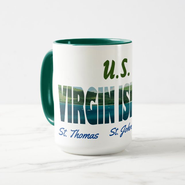Mug Îles Vierges américaines (Devant gauche)