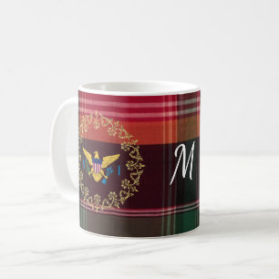 Mug Îles Vierges américaines Sainte-Croix USVI Madras