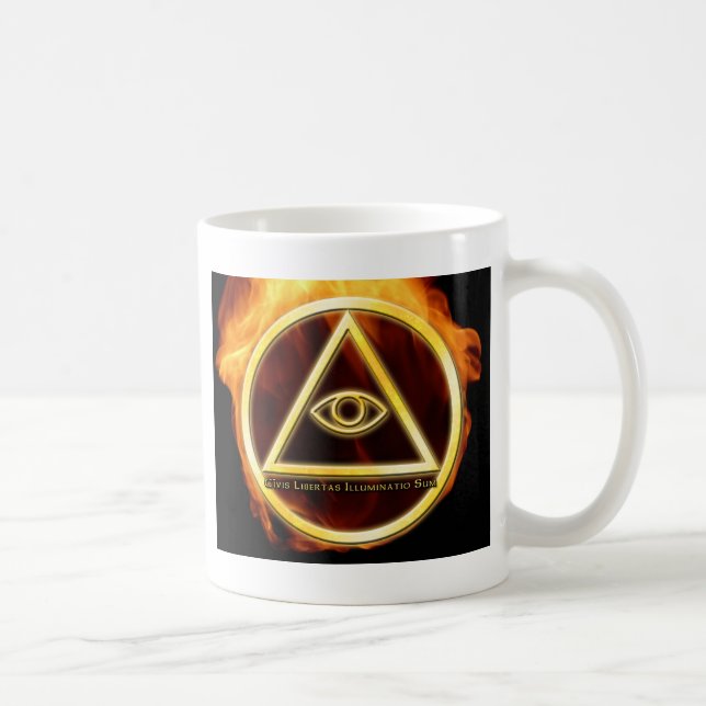 Mug Illuminati sur le feu (Droite)