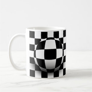 Mug Illusion À damiers