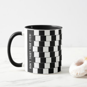 Mug Illusion géométrique-optique des lignes parallè