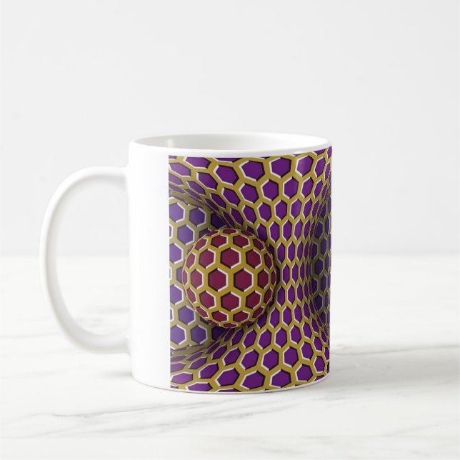 Mug Illusion Optique Rotation Trick Tourner Thé de boi (Gauche)