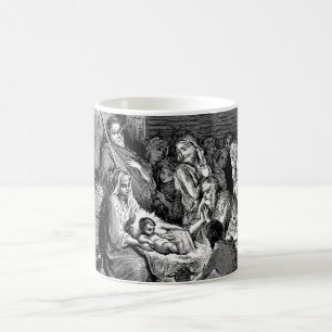 Mug Illustrated Christmas Nativity Scene
