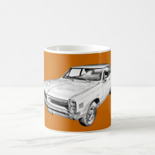 Mug Illustration 1966 de voiture de Pontiac le Mans