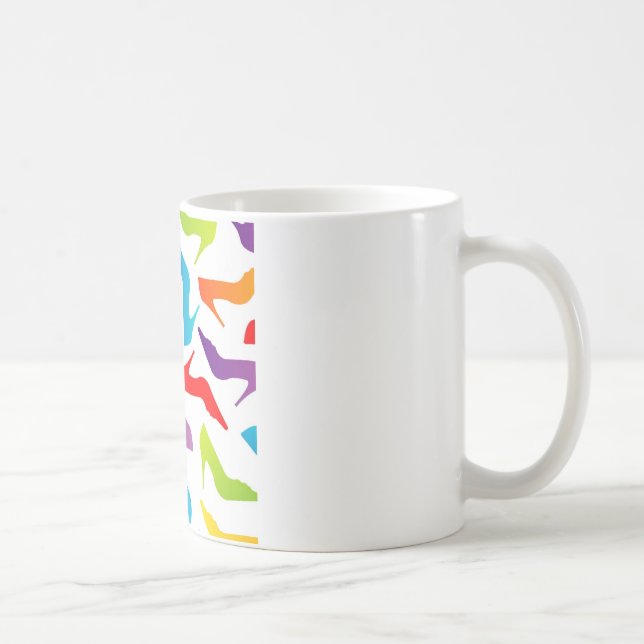 Mug Illustration avec des chaussures de dames (Droite)