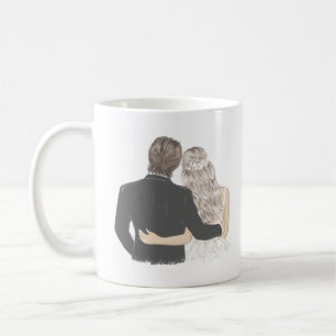 Mug Illustration Bride et Groom