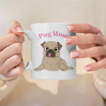 Mug Illustration Carlin adorable Photo personnalisée "<br><div class="desc">Design à thème adorable sur le carlin avec une illustration douce et drôle de chiot carlin. Ce design peut être facilement personnalisé avec votre texte de choix et de photo d'animal de compagnie.</div>