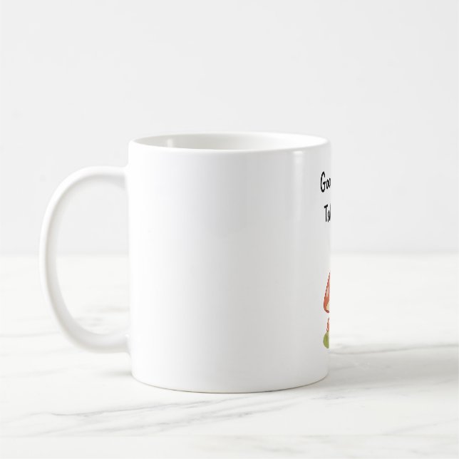 Mug Illustration Champignon Grenouille - Les Belles Ch (Gauche)