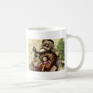 Mug Illustration classique de l'arbre du Père Noël joy
