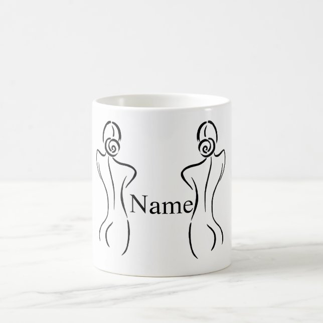 Mug Illustration d'art féminin Thunder_Cove (Centre)