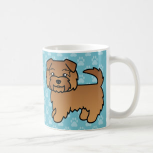 Mug Illustration de bande dessinée de Norfolk Terrier