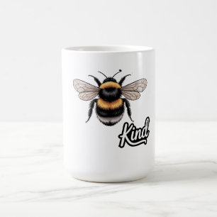 Mug Illustration de bourdon mignon "Bee Kind" - Inspir
