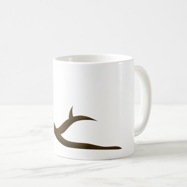 Mug Illustration de branche d'arbre nature (Devant droit)