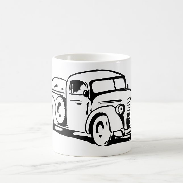 Mug Illustration de camionnette agricole vintage (Créateur téléchargé)