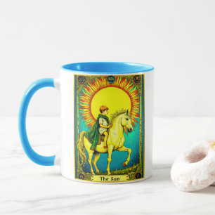 Mug Illustration de carte de tarot, Le Soleil