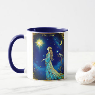 Mug Illustration de carte de tarot, L'Étoile