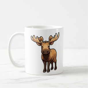 Mug Illustration de cerf de dessin animé
