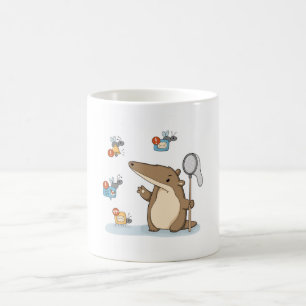 Mug Illustration de chasseur de notifications drôle de