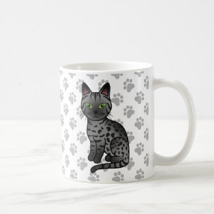 Mug Illustration de chat de dessin animé mignon Egypti
