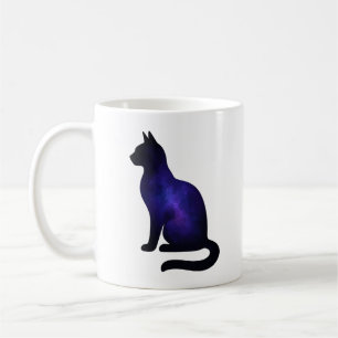 Mug Illustration de chat de galaxie Amateur de chat
