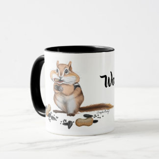 Mug Illustration de Cheeky Chipmunk