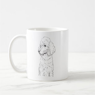 Mug Illustration de Chien Caniche Standard - Art à l'E