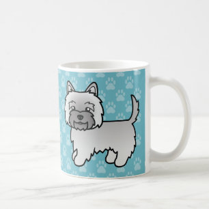 Mug Illustration de chien de dessin animé Terrier Cair